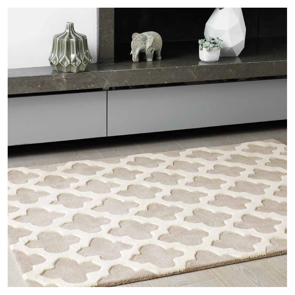 Tapis beige et blanc cassé à motifs par Joseph Lebon tapis-haut-de-gamme-beige-et-blanc-casse-artisan-sand-par-joseph-lebon