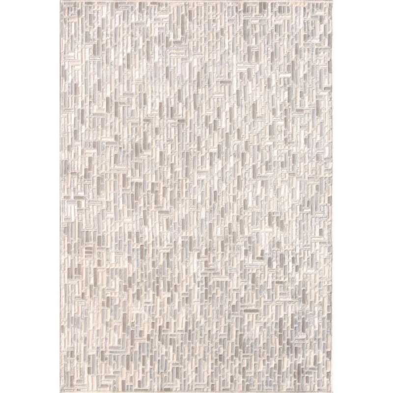 Tapis de luxe contemporain blanc Pacific par Angelo 170 x 240 cm