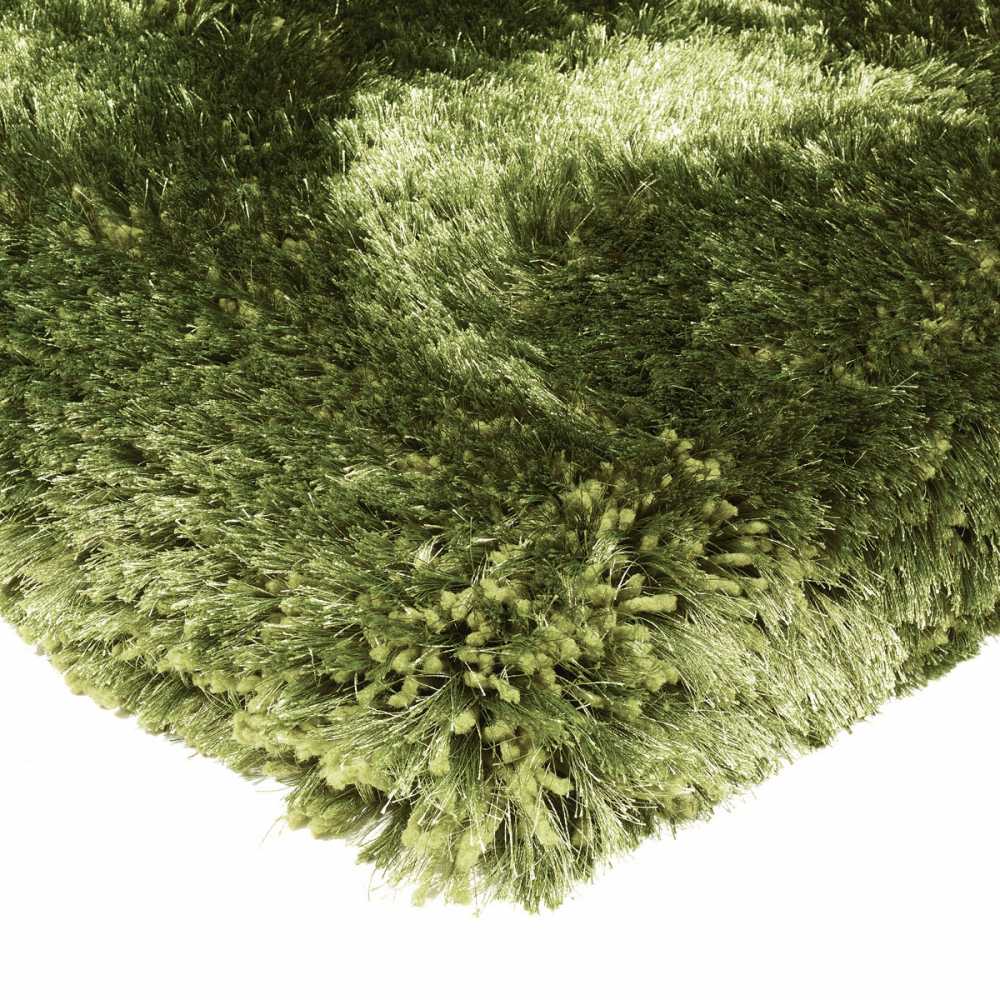 Tapis Moelleux Vert Foncé 120x160 Cm - Peluche 4 Cm, Antidérapant, Lavable Pour Salon Et Chambre