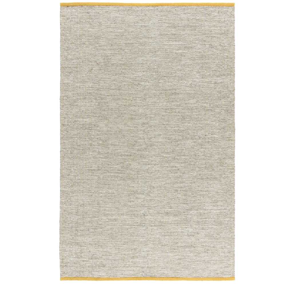 Tapis design en laine de la gamme Marvel beige et jaune