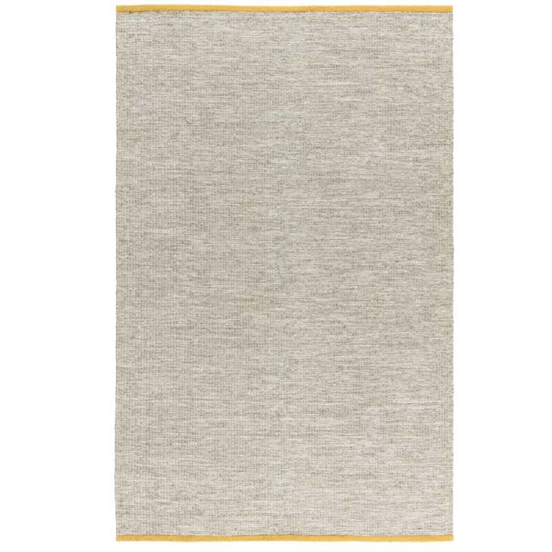 Tapis design en laine de la gamme Marvel beige et jaune