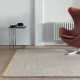 Tapis design en laine de la gamme Marvel beige et jaune