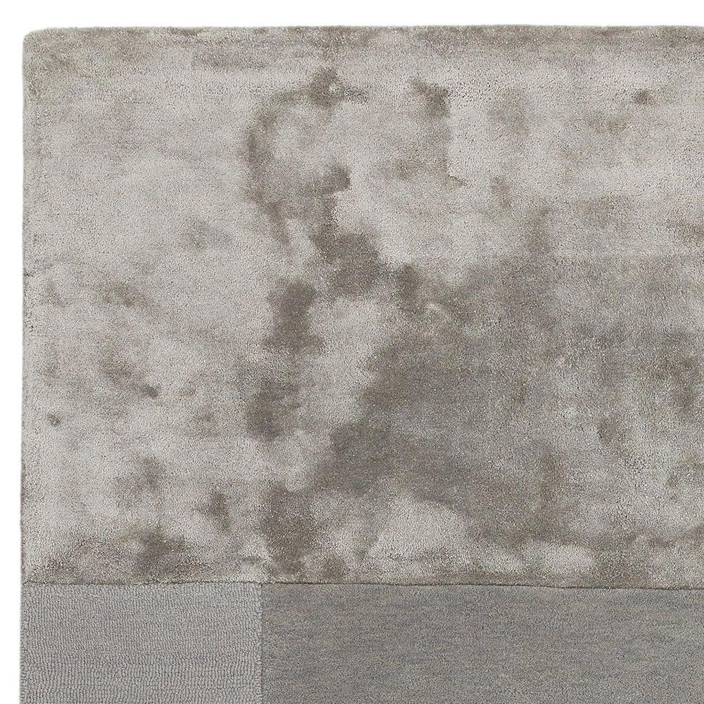 Tapis de luxe design gris en laine et viscose par Joseph Lebon