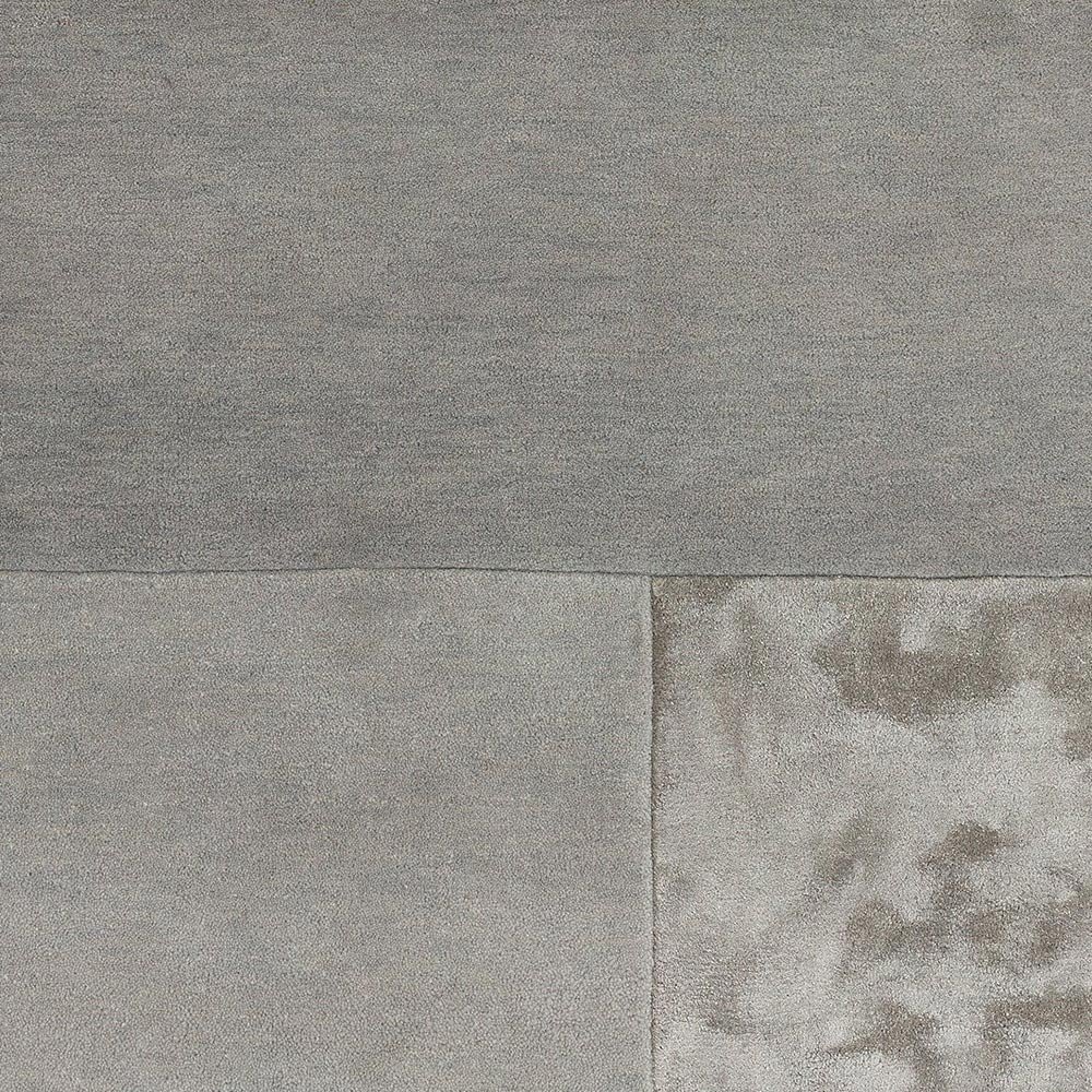 Tapis de luxe design gris en laine et viscose par Joseph Lebon
