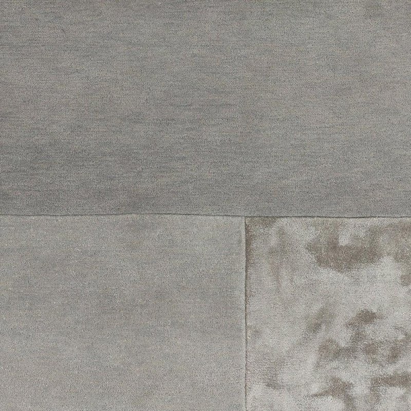 Tapis de luxe design gris en laine et viscose par Joseph Lebon
