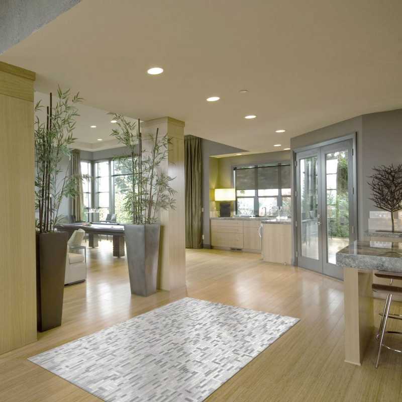 Tapis de luxe contemporain blanc Pacific par Angelo 170 x 240 cm