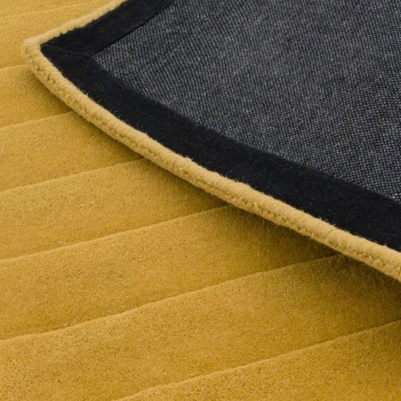 Tapis de luxe jaune en laine à effet 3D par Joseph Lebon
