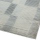 Tapis haut de gamme beige et gris aux motifs rectilignes par Joseph Lebon