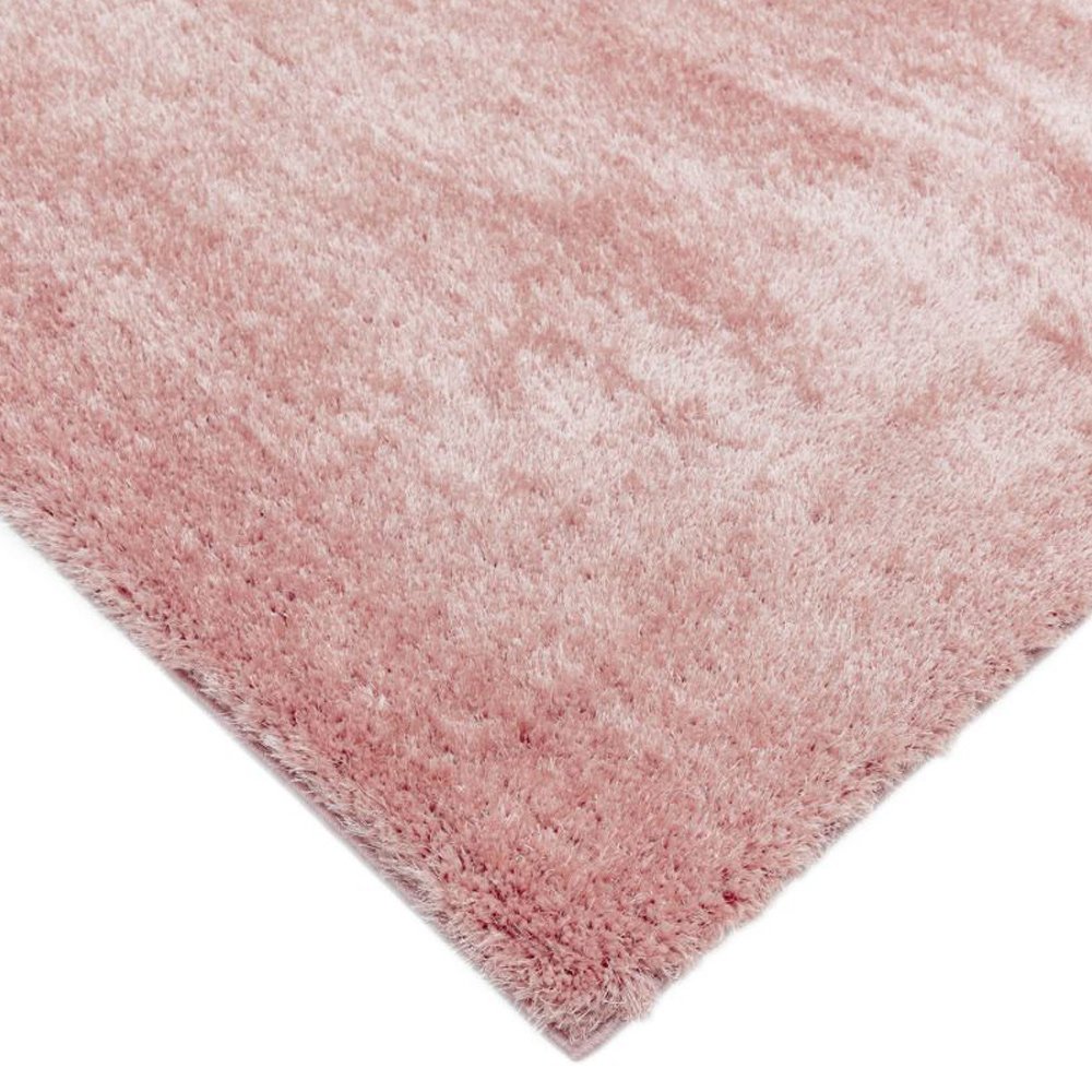 Tapis shaggy haut de gamme rose par Joseph Lebon