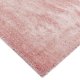 Tapis shaggy haut de gamme rose par Joseph Lebon
