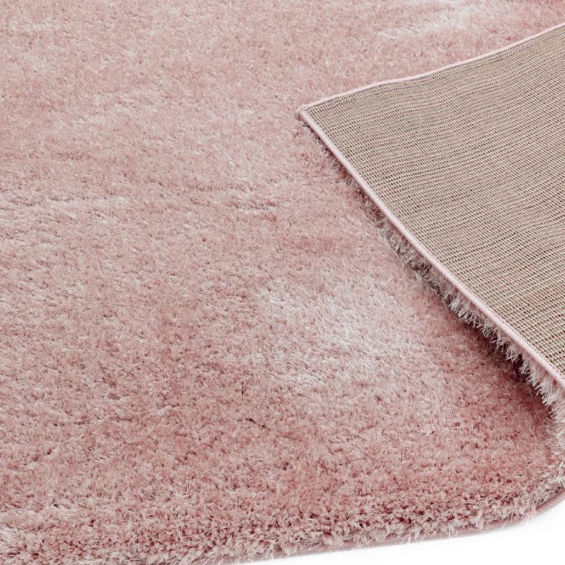Tapis shaggy haut de gamme rose par Joseph Lebon
