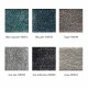 Echantillon 5 x 5 cm Tapis sur mesure soyeux en polyamide
