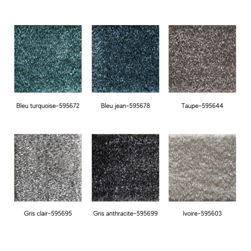 Echantillon 5 x 5 cm Tapis sur mesure soyeux en polyamide