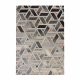 Tapis en laine dégradé de gris multicolore
