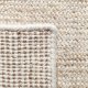 Tapis de de luxe design beige en soie de bambou et laine