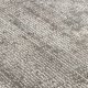 Tapis haut de gamme beige à motifs en laine et viscose fait main par Ligne Pure