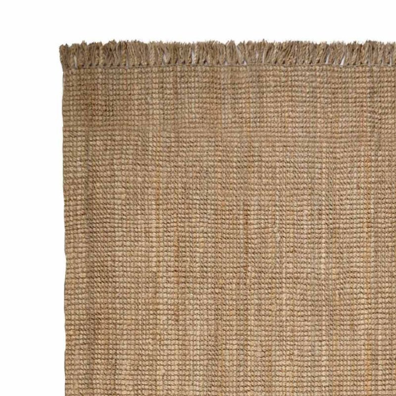 Tapis en jute beige marron