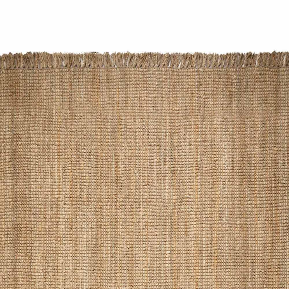Tapis en jute beige marron