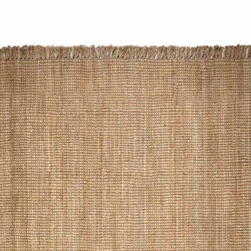 Tapis en jute beige marron