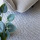 Tapis broderie en laine gris Chaddar par Gan Rugs