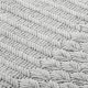Tapis broderie en laine gris Chaddar par Gan Rugs