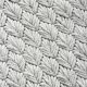 Tapis broderie en laine gris Chaddar par Gan Rugs