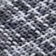 Tapis gris en laine noué main Lama par Gan Rugs