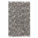 Tapis gris en laine noué main Lama par Gan Rugs