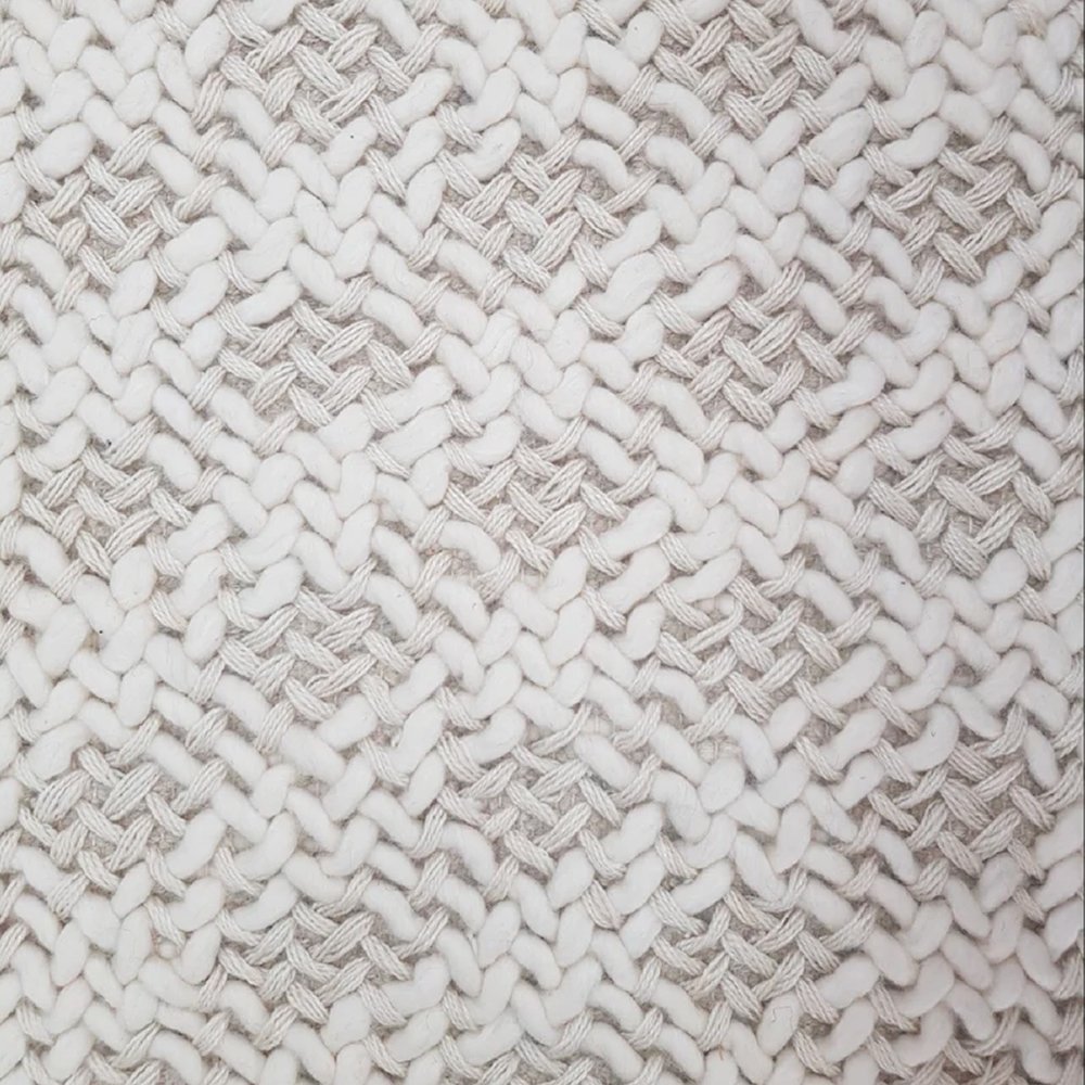 Tapis en laine de nouvelle Zélande blanc KOKO par Kaymanta