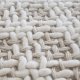 Tapis en laine de nouvelle Zélande blanc KOKO par Kaymanta