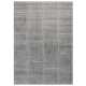 Tapis de luxe gris à carreaux de la gamme Reflect en viscose par Ligne Pure