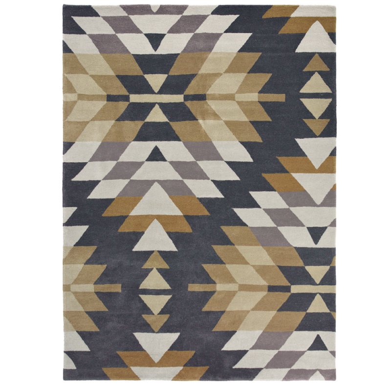 Tapis 100% laine multicolore aux teintes automne Elwana par Harlequin