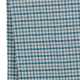 Plaid de luxe à carreaux bleu gris en laine d'agneau - 130 X 170 cm