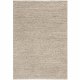 Tapis haut de gamme classique gris foncé en pure laine avec bordure