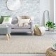 Tapis haut de gamme classique gris foncé en pure laine avec bordure