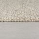 Tapis haut de gamme classique gris foncé en pure laine avec bordure