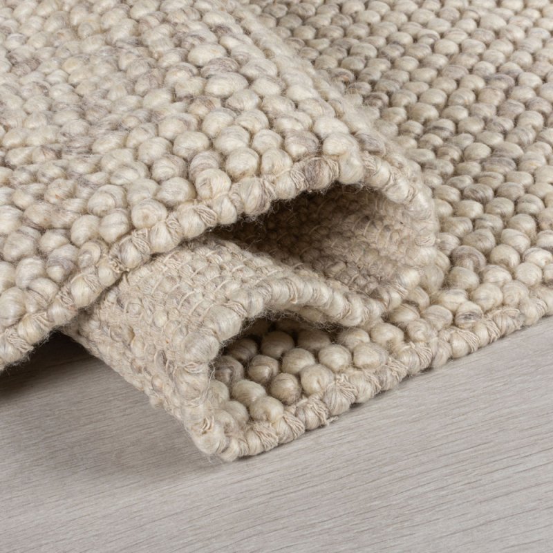 Tapis haut de gamme classique gris foncé en pure laine avec bordure