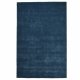 Tapis moderne design ton sur ton en laine bleu foncé