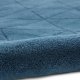 Tapis moderne design ton sur ton en laine bleu foncé