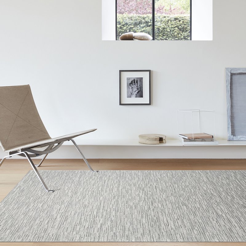 Tapis en laine beige aux effets tricotés par RAGOLLE