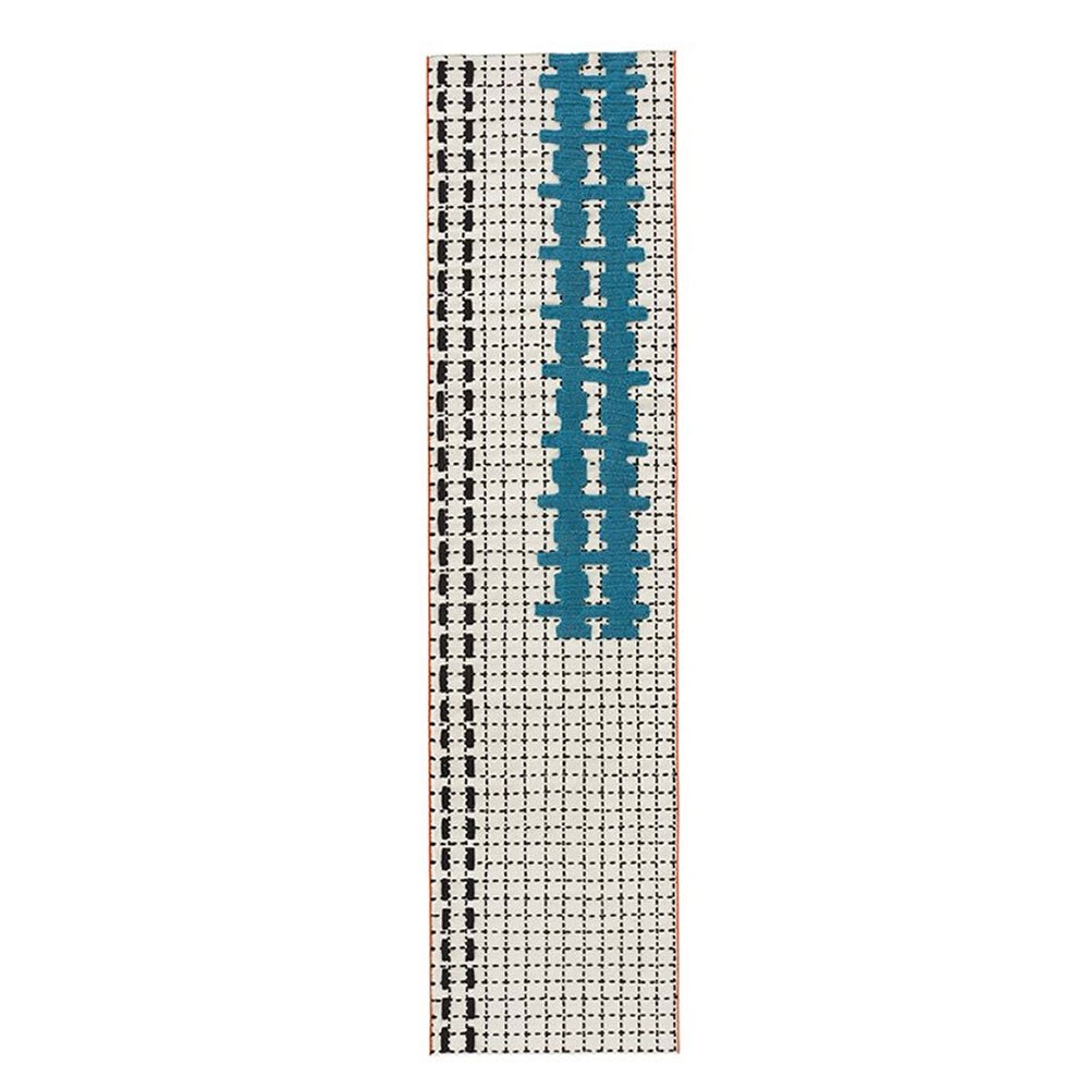 Tapis en laine blanc 60x240 cm Bandas individuales par Gan Rugs