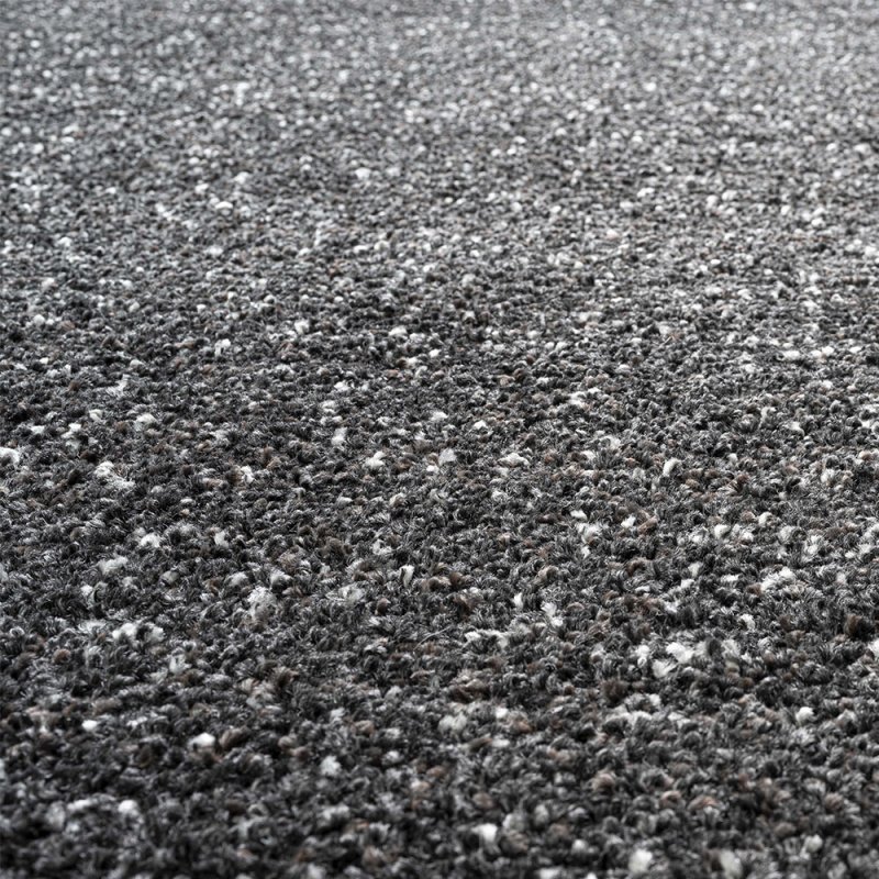Tapis épais et confortable gris foncé