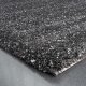 Tapis épais et confortable gris foncé