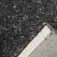 Tapis épais et confortable gris foncé