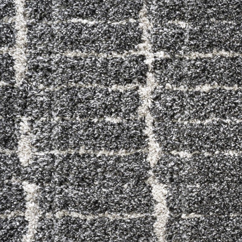 Tapis moderne et tendance gris foncé