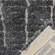 Tapis moderne et tendance gris foncé