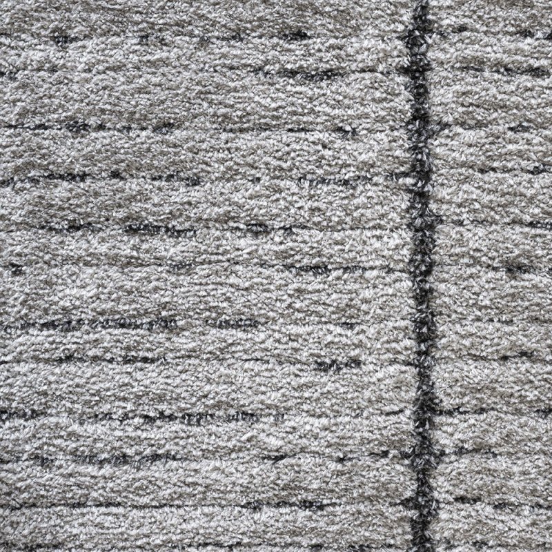 Tapis moderne gris au design épuré