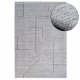 Tapis moderne gris au design épuré
