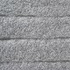 Tapis moderne gris à rayures texturées