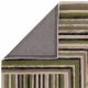 Tapis de salon design gris et vert kaki multicolore aux formes géométriques par Joseph Lebon